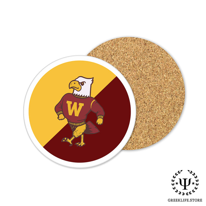 Winthrop University Beverage Coasters Round (Set of 4)