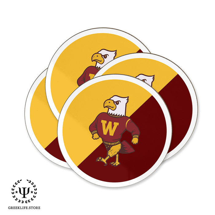 Winthrop University Beverage Coasters Round (Set of 4)