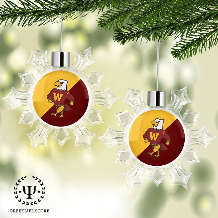 Winthrop University Christmas Ornament - Snowflake