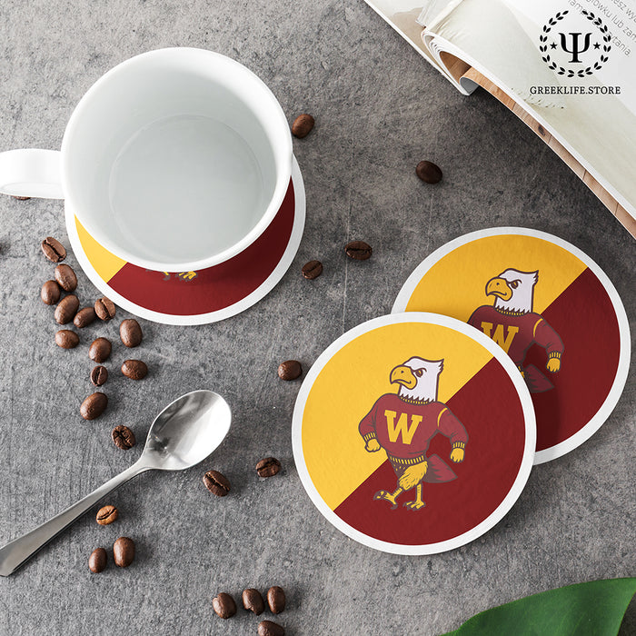 Winthrop University Beverage Coasters Round (Set of 4)
