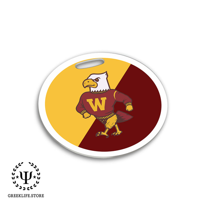 Winthrop University Luggage Bag Tag (round)