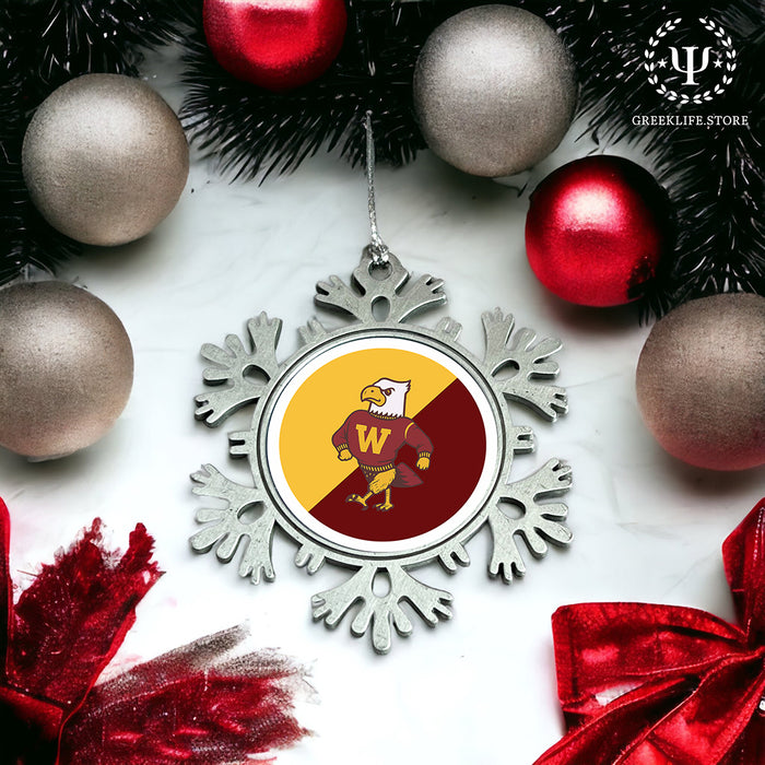Winthrop University Christmas Ornament - Snowflake Metal