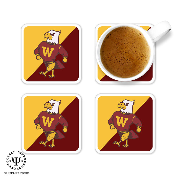 Winthrop University Beverage Coasters Square (Set of 4)