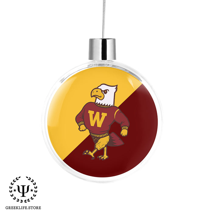 Winthrop University Christmas Ornament Flat Round