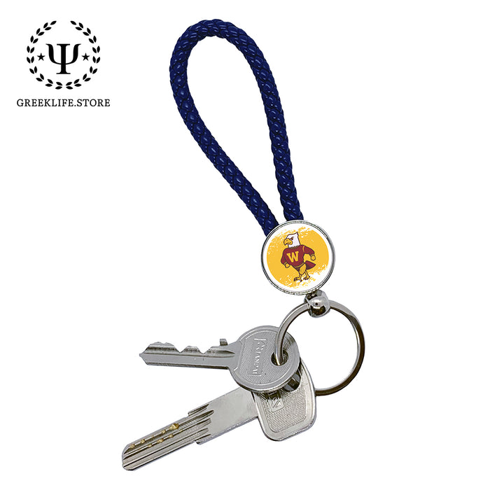 Winthrop University Keychain Round