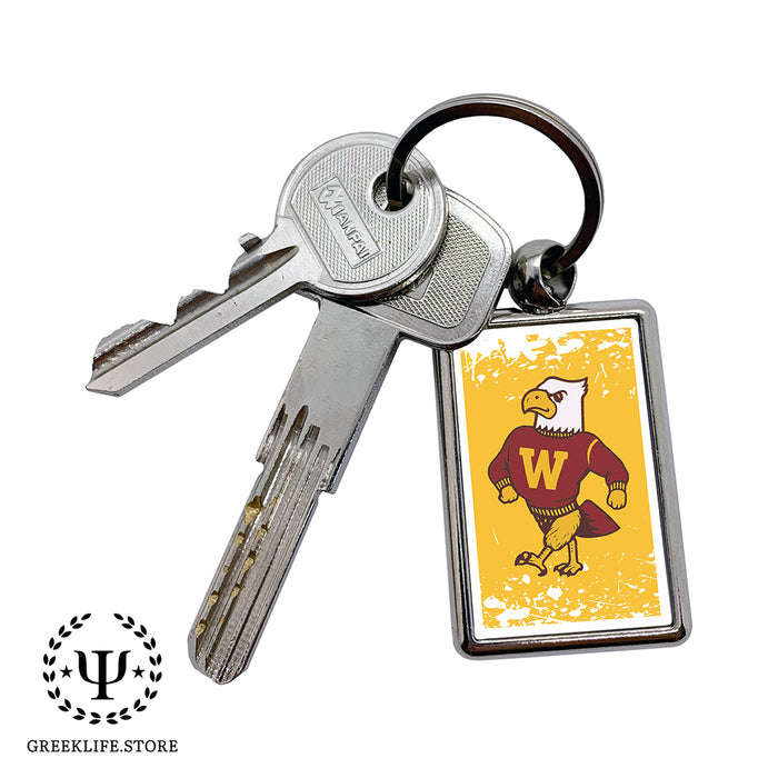 Winthrop University Keychain Rectangular