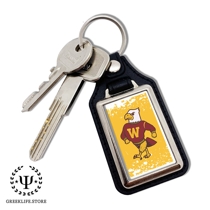 Winthrop University Keychain Rectangular