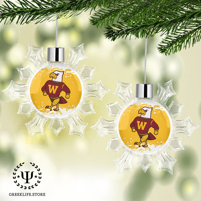 Winthrop University Christmas Ornament - Snowflake
