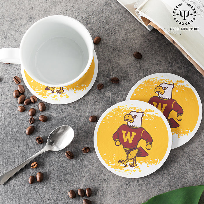 Winthrop University Beverage Coasters Round (Set of 4)