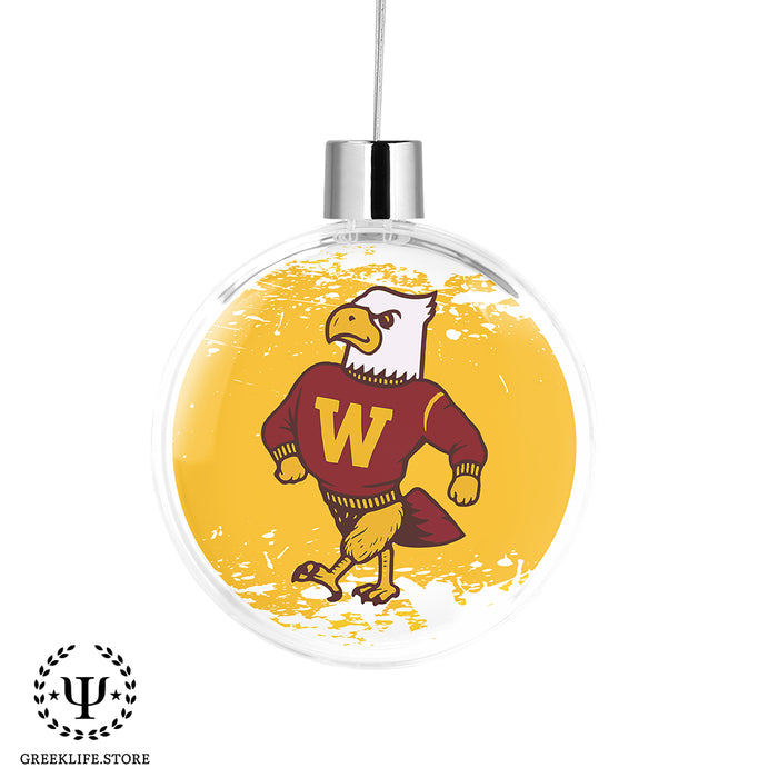 Winthrop University Christmas Ornament Flat Round