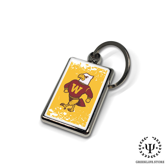 Winthrop University Keychain Rectangular
