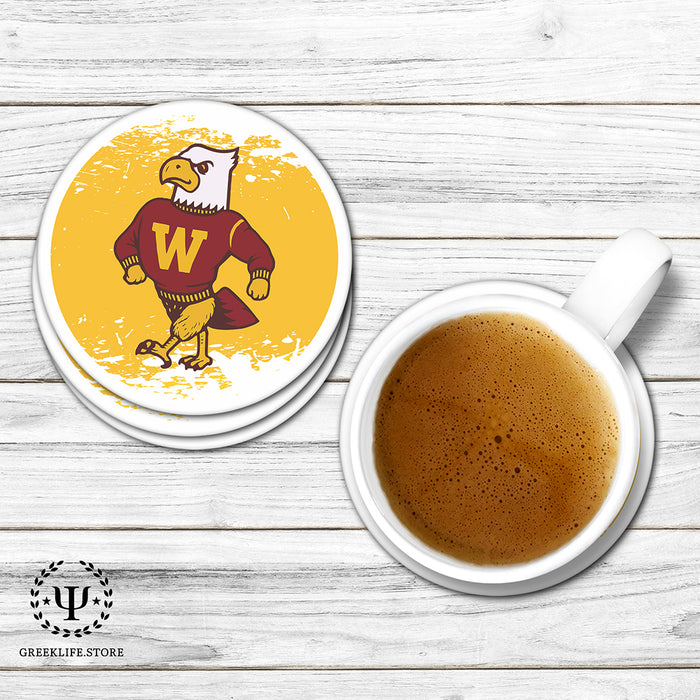 Winthrop University Beverage Coasters Round (Set of 4)