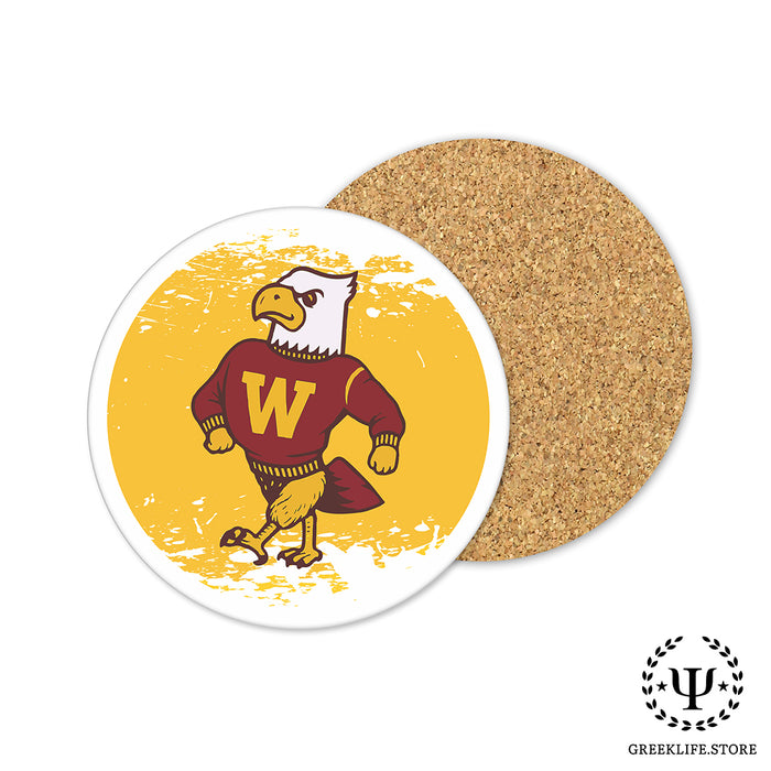 Winthrop University Beverage Coasters Round (Set of 4)