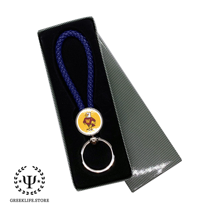 Winthrop University Keychain Round