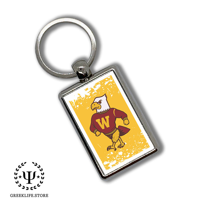 Winthrop University Keychain Rectangular