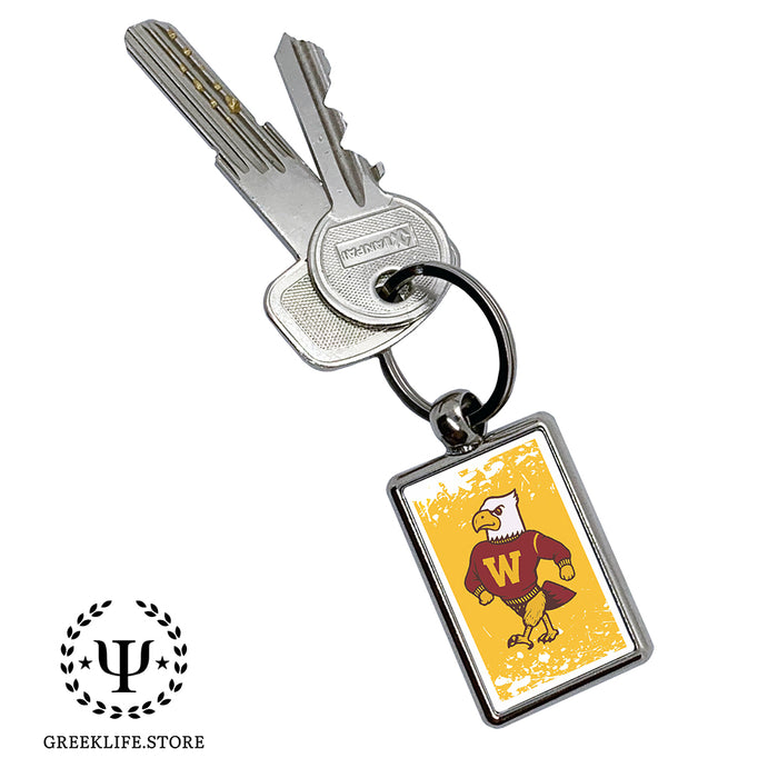 Winthrop University Keychain Rectangular
