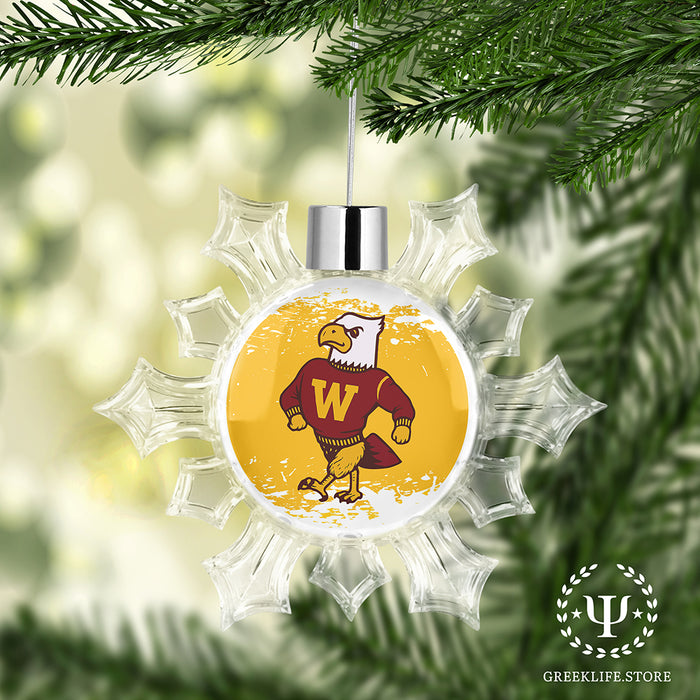 Winthrop University Christmas Ornament - Snowflake