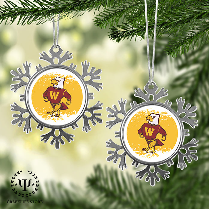 Winthrop University Christmas Ornament - Snowflake Metal
