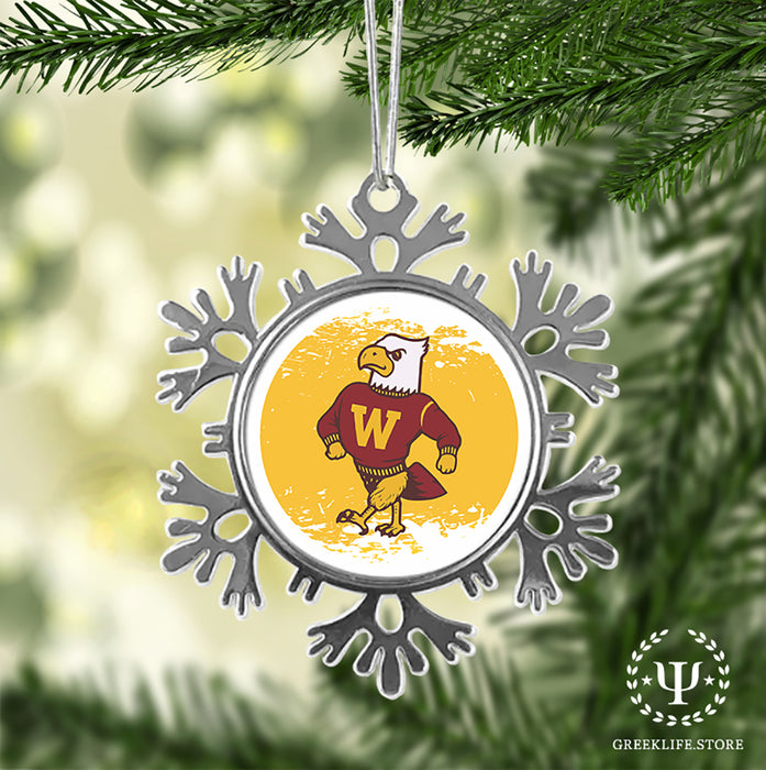 Winthrop University Christmas Ornament - Snowflake Metal