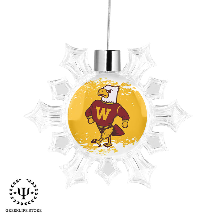 Winthrop University Christmas Ornament - Snowflake