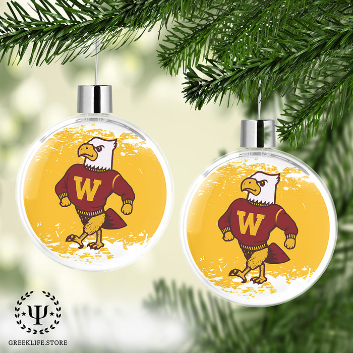 Winthrop University Christmas Ornament Flat Round