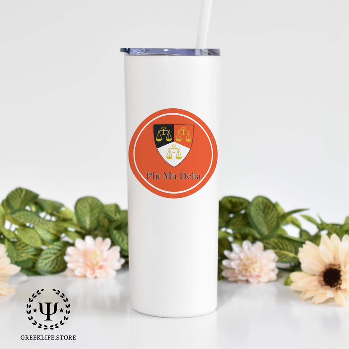 Phi Mu Delta Stainless Steel Skinny Tumbler 20 OZ