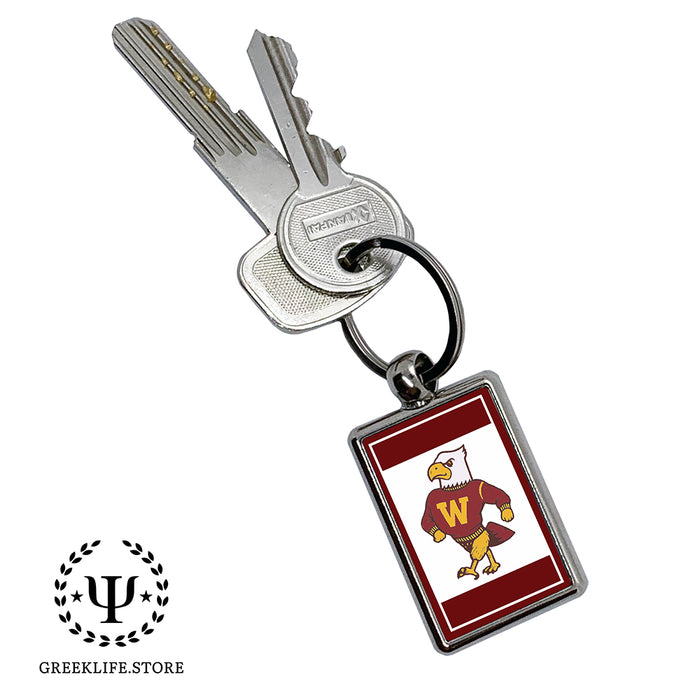 Winthrop University Keychain Rectangular