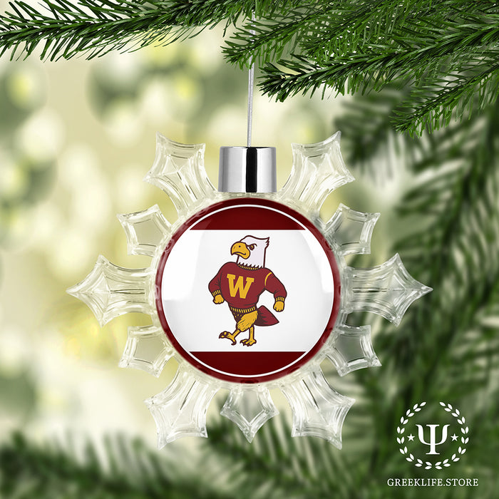 Winthrop University Christmas Ornament - Snowflake