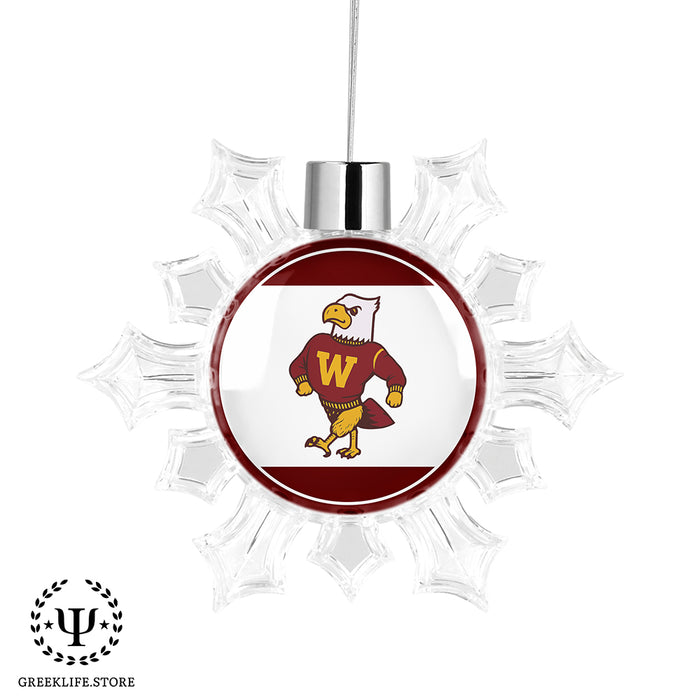 Winthrop University Christmas Ornament - Snowflake