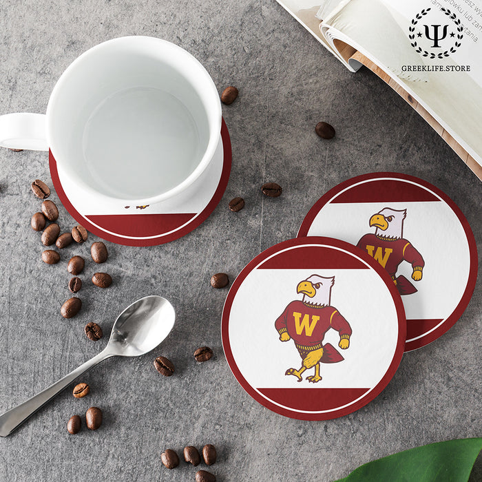 Winthrop University Beverage Coasters Round (Set of 4)