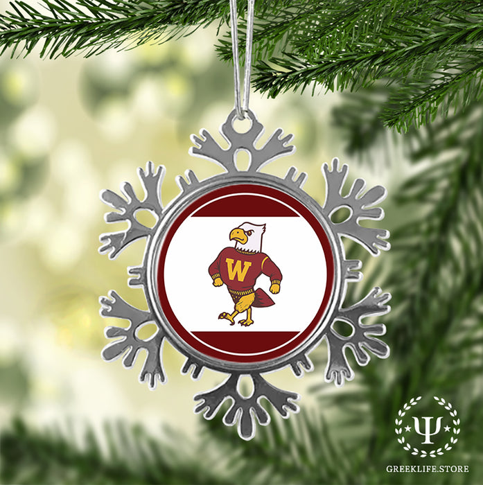 Winthrop University Christmas Ornament - Snowflake Metal