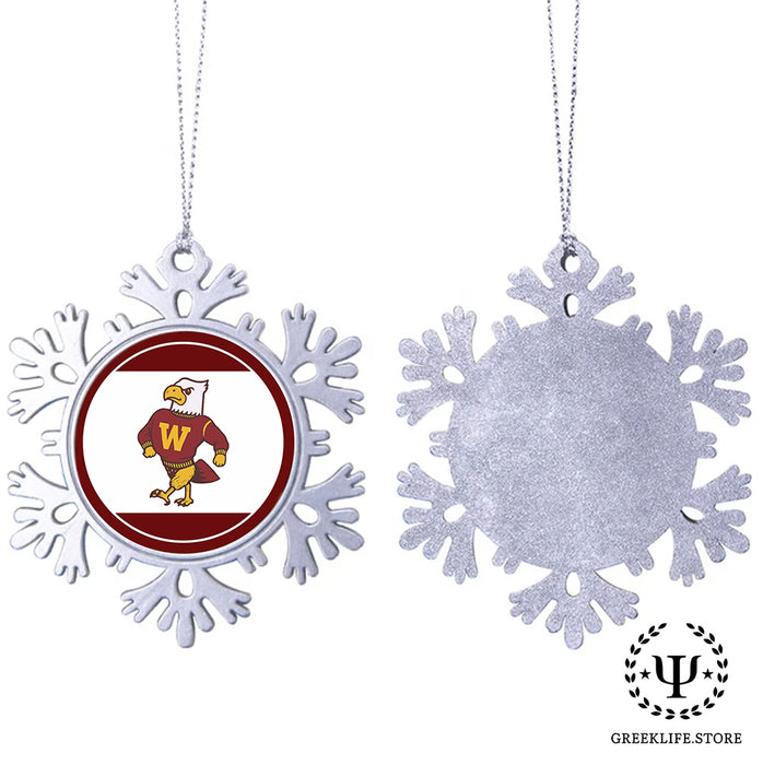 Winthrop University Christmas Ornament - Snowflake Metal