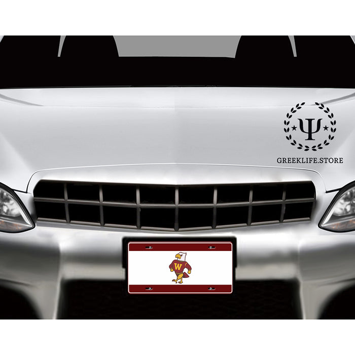 Winthrop University Decorative License Plate