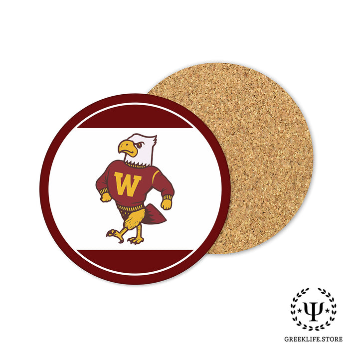 Winthrop University Beverage Coasters Round (Set of 4)