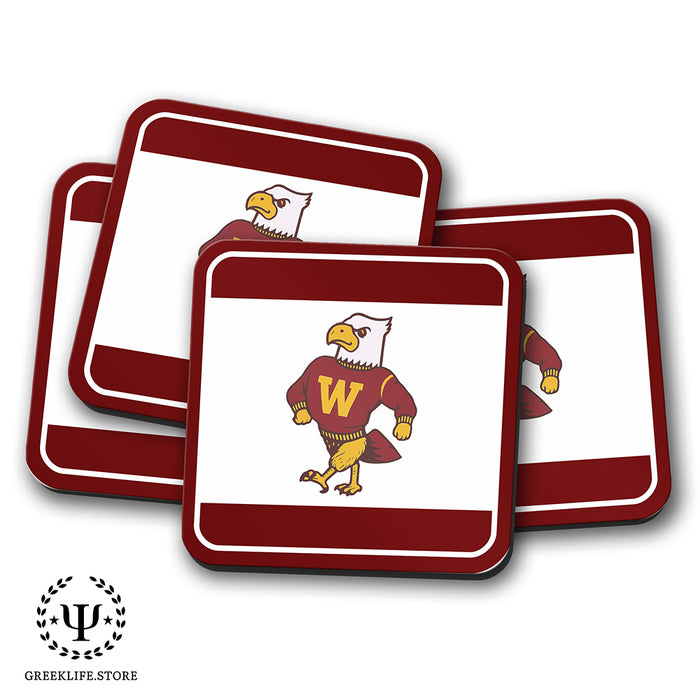 Winthrop University Beverage Coasters Square (Set of 4)