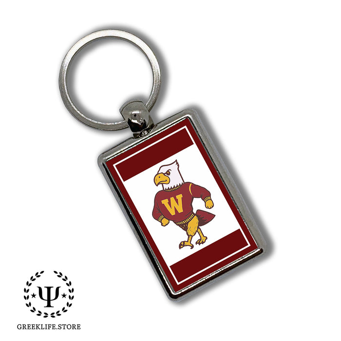 Winthrop University Keychain Rectangular