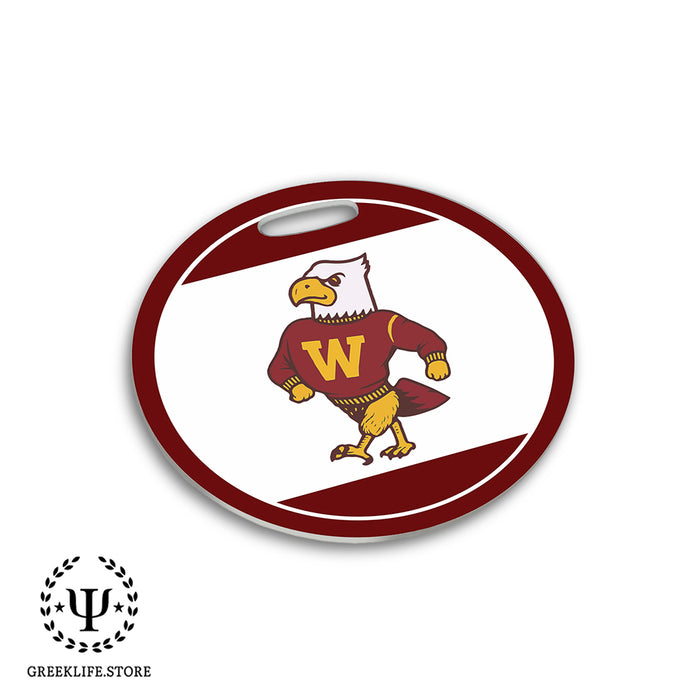 Winthrop University Luggage Bag Tag (round)