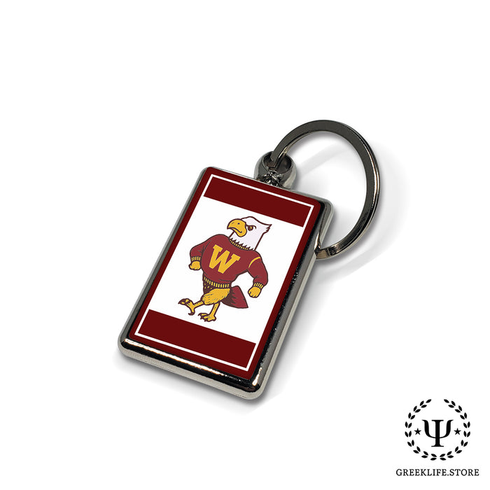 Winthrop University Keychain Rectangular
