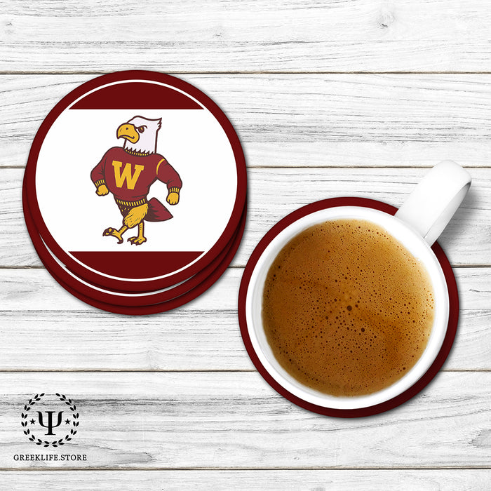 Winthrop University Beverage Coasters Round (Set of 4)