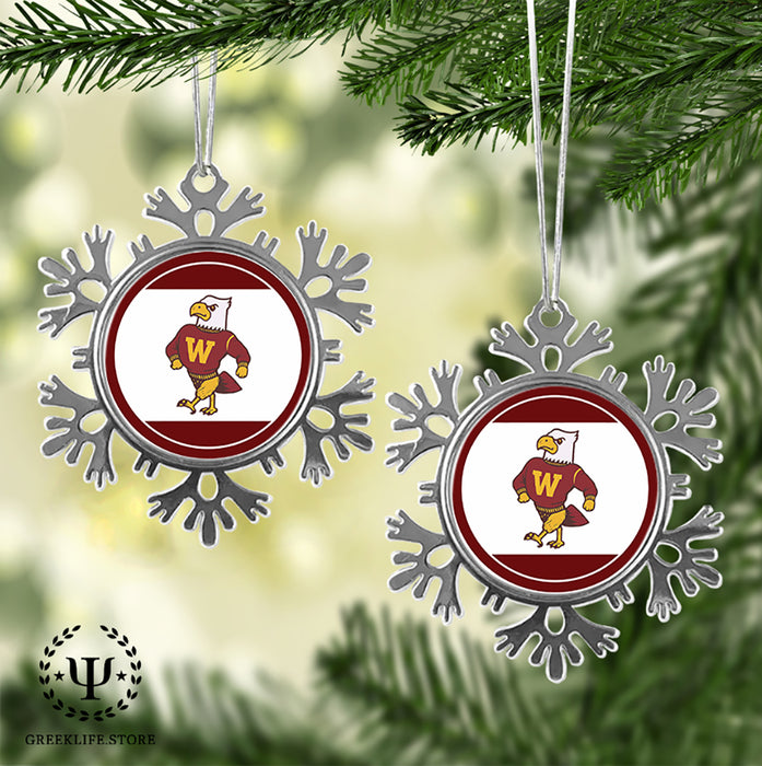Winthrop University Christmas Ornament - Snowflake Metal