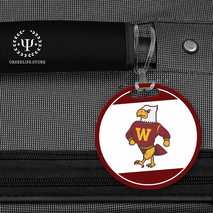 Winthrop University Luggage Bag Tag (round)