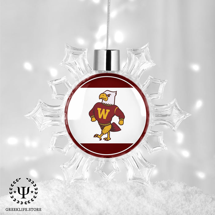 Winthrop University Christmas Ornament - Snowflake
