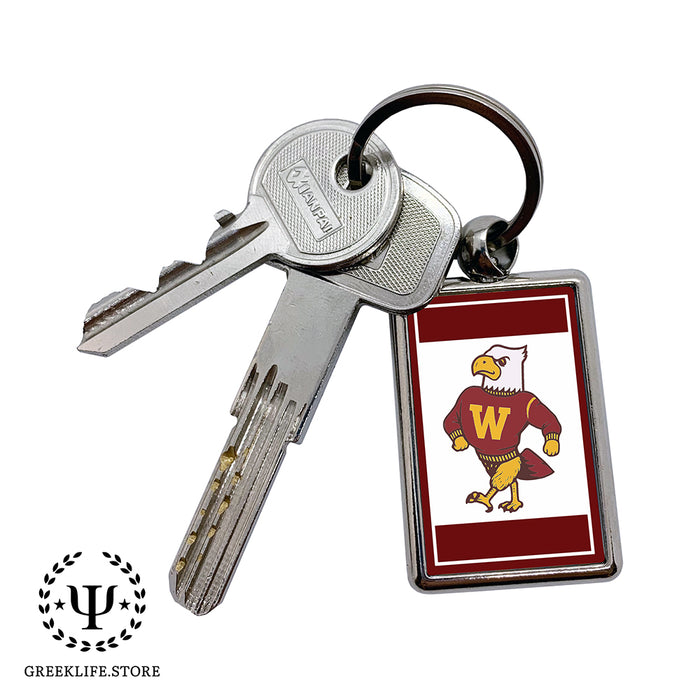 Winthrop University Keychain Rectangular