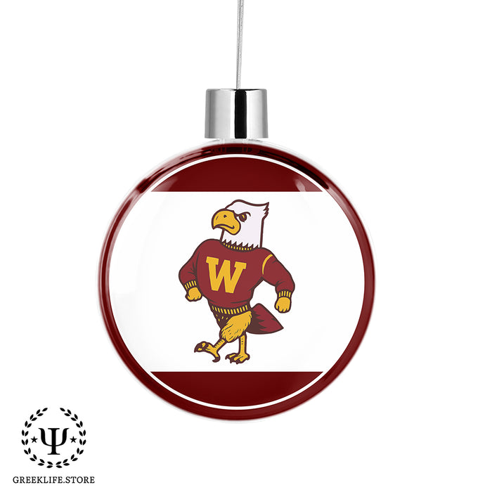Winthrop University Christmas Ornament Flat Round