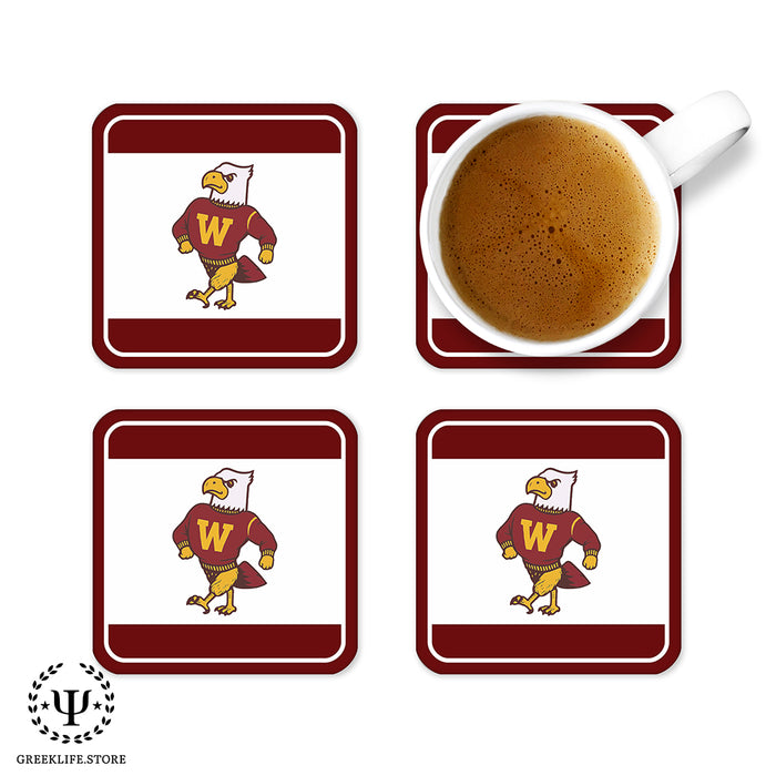 Winthrop University Beverage Coasters Square (Set of 4)