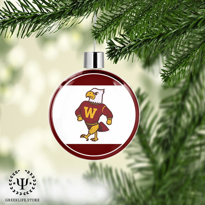 Winthrop University Christmas Ornament Flat Round