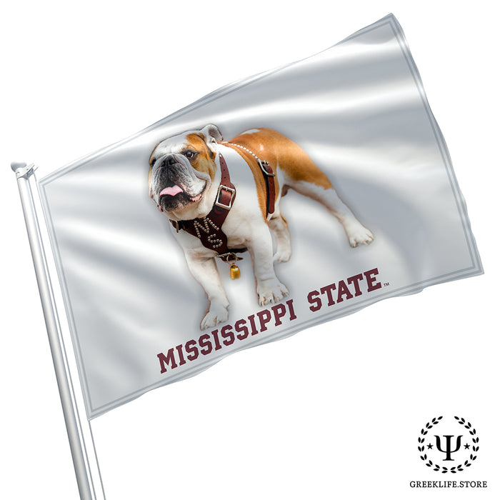 Live Mascot - Dak - Bully XXII - Bulldog - Mississippi State University Flags and Banners