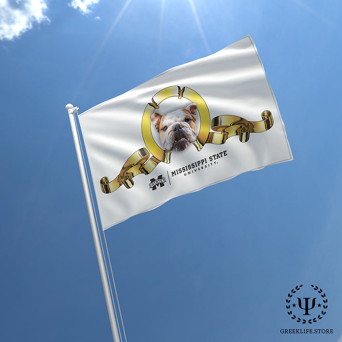 Live Mascot - Dak - Bully XXII - Bulldog - Mississippi State University Flags and Banners