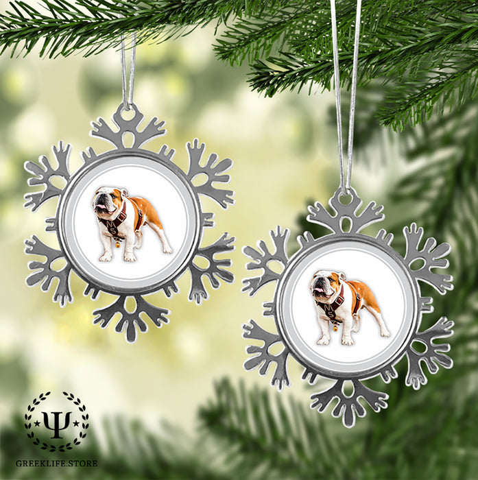 Mississippi State University Christmas Ornament - Snowflake Metal