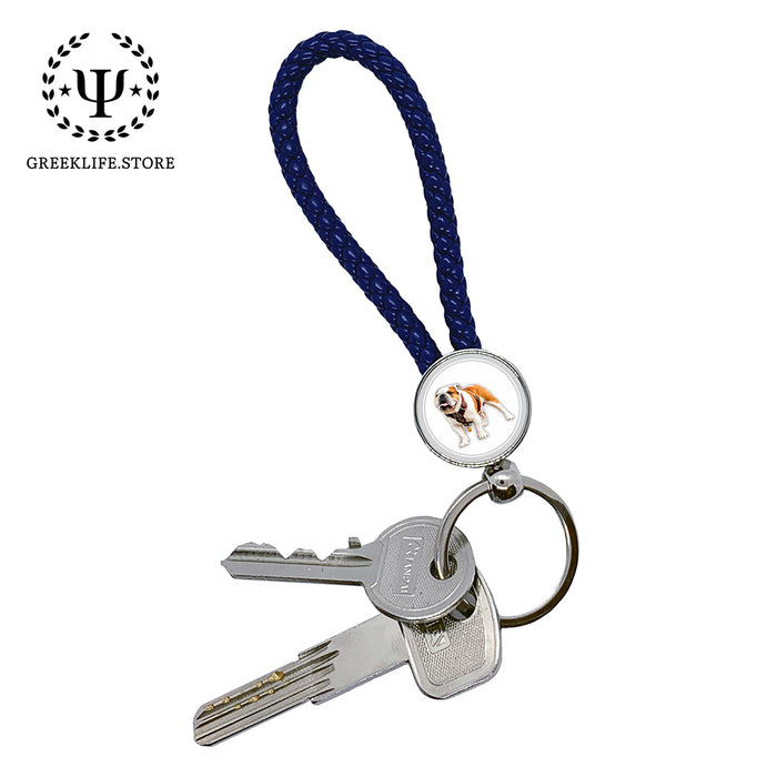 Mississippi State University Keychain Round